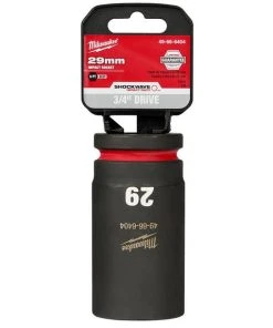 Milwaukee Tools Milwaukee Shockwave Impact Duty 3/4" Drive 29mm Deep 6 Point Socket 49-66-6404