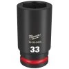 Milwaukee Tools Milwaukee Shockwave Impact Duty 3/4" Drive 33mm Deep 6 Point Socket 49-66-6408