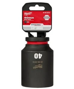 Milwaukee Tools Milwaukee Shockwave Impact Duty 3/4" Drive 40mm Deep 6 Point Socket 49-66-6415