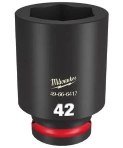 Milwaukee Tools Milwaukee Shockwave Impact Duty 3/4" Drive 42mm Deep 6 Point Socket 49-66-6417