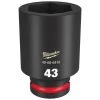 Milwaukee Tools Milwaukee Shockwave Impact Duty 3/4" Drive 43mm Deep 6 Point Socket 49-66-6418 -Milwaukee Tool-shop 49 66 6418 ooz3pktgxuube90i