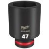 Milwaukee Tools Milwaukee Shockwave Impact Duty 3/4" Drive 47mm Deep 6 Point Socket 49-66-6422