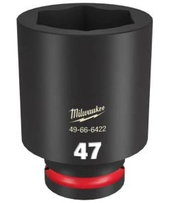Milwaukee Tools Milwaukee Shockwave Impact Duty 3/4" Drive 47mm Deep 6 Point Socket 49-66-6422