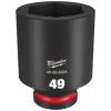 Milwaukee Tools Milwaukee Shockwave Impact Duty 3/4" Drive 49mm Deep 6 Point Socket 49-66-6424