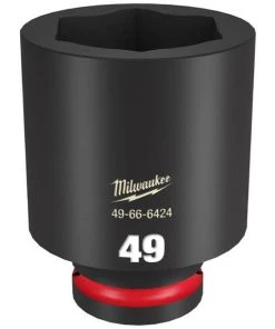 Milwaukee Tools Milwaukee Shockwave Impact Duty 3/4" Drive 49mm Deep 6 Point Socket 49-66-6424