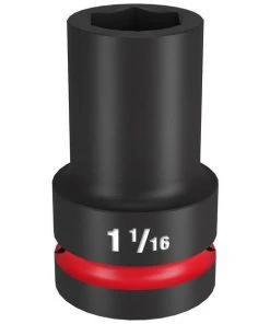 Milwaukee Tools Milwaukee Shockwave Impact Duty 1" Drive 1-1/16" Deep 6 Point Socket 49-66-6505