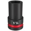 Milwaukee Tools Milwaukee Shockwave Impact Duty 1" Drive 1-1/8" Deep 6 Point Socket 49-66-6506