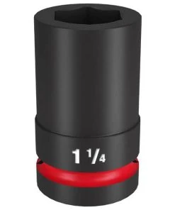 Milwaukee Tools Milwaukee Shockwave Impact Duty 1" Drive 1-1/4" Deep 6 Point Socket 49-66-6508