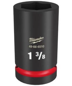 Milwaukee Tools Milwaukee Shockwave Impact Duty 1" Drive 1-3/8" Deep 6 Point Socket 49-66-6510