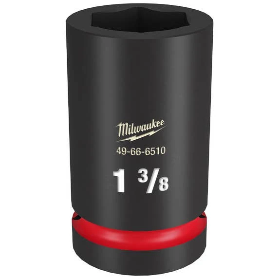 Milwaukee Tools Milwaukee Shockwave Impact Duty 1" Drive 1-3/8" Deep 6 Point Socket 49-66-6510 3 Milwaukee Tools Milwaukee Shockwave Impact Duty 1" Drive 1-3/8" Deep 6 Point Socket 49-66-6510