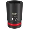 Milwaukee Tools Milwaukee Shockwave Impact Duty 1" Drive 1-1/2" Deep 6 Point Socket 49-66-6512