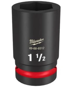 Milwaukee Tools Milwaukee Shockwave Impact Duty 1" Drive 1-1/2" Deep 6 Point Socket 49-66-6512