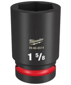 Milwaukee Tools Milwaukee Shockwave Impact Duty 1" Drive 1-5/8" Deep 6 Point Socket 49-66-6514