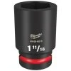 Milwaukee Tools Milwaukee Shockwave Impact Duty 1" Drive 1-11/16" Deep 6 Point Socket 49-66-6515