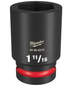 Milwaukee Tools Milwaukee Shockwave Impact Duty 1" Drive 1-11/16" Deep 6 Point Socket 49-66-6515