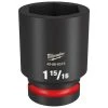 Milwaukee Tools Milwaukee Shockwave Impact Duty 1" Drive 1-15/16" Deep 6 Point Socket 49-66-6519
