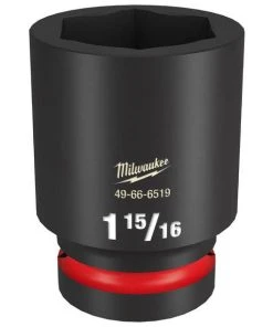 Milwaukee Tools Milwaukee Shockwave Impact Duty 1" Drive 1-15/16" Deep 6 Point Socket 49-66-6519