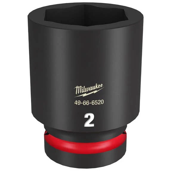 Milwaukee Tools Milwaukee Shockwave Impact Duty 1" Drive 2" Deep 6 Point Socket 49-66-6520 3 Milwaukee Tools Milwaukee Shockwave Impact Duty 1" Drive 2" Deep 6 Point Socket 49-66-6520