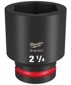 Milwaukee Tools Milwaukee Shockwave Impact Duty 1" Drive 2-1/4" Deep 6 Point Socket 49-66-6521