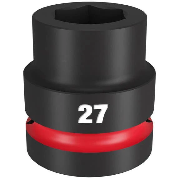 Milwaukee Tools Milwaukee Shockwave Impact Duty 1" Drive 27mm Standard 6 Point Socket 49-66-6592 3 Milwaukee Tools Milwaukee Shockwave Impact Duty 1" Drive 27mm Standard 6 Point Socket 49-66-6592