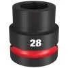 Milwaukee Tools Milwaukee Shockwave Impact Duty 1" Drive 28mm Standard 6 Point Socket 49-66-6593