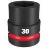 Milwaukee Tools Milwaukee Shockwave Impact Duty 1" Drive 30mm Standard 6 Point Socket 49-66-6595