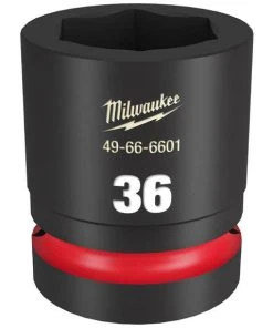 Milwaukee Tools Milwaukee Shockwave Impact Duty 1" Drive 36mm Standard 6 Point Socket 49-66-6601