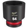 Milwaukee Tools Milwaukee Shockwave Impact Duty 1" Drive 54mm Standard 6 Point Socket 49-66-6609 -Milwaukee Tool-shop 49 66 6609 baj0wemqfhfzt92i