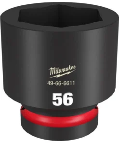 Milwaukee Tools Milwaukee Shockwave Impact Duty 1" Drive 56mm Standard 6 Point Socket 49-66-6611