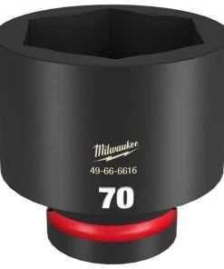 Milwaukee Tools Milwaukee Shockwave Impact Duty 1" Drive 70mm Standard 6 Point Socket 49-66-6616