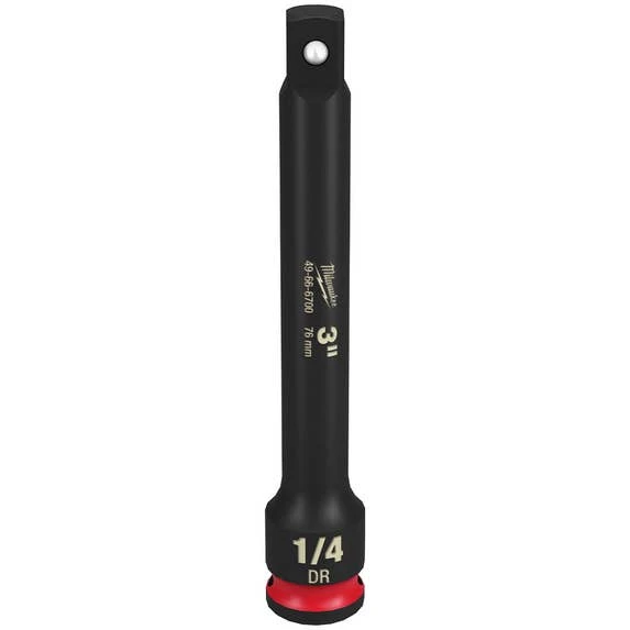 Milwaukee Tools Milwaukee Shockwave Impact Duty 1/4" Drive 3" Socket Extension 49-66-6700 3 Milwaukee Tools Milwaukee Shockwave Impact Duty 1/4" Drive 3" Socket Extension 49-66-6700