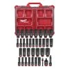Milwaukee Tools Milwaukee 36Pc. SHOCKWAVE Impact Duty 3/8" Drive Metric & SAE PACKOUT Deep Socket Set 49-66-6805