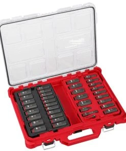 Milwaukee Tools Milwaukee 36Pc. SHOCKWAVE Impact Duty 3/8" Drive Metric & SAE PACKOUT Deep Socket Set 49-66-6805 -Milwaukee Tool-shop 49 66 6805 2