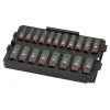 Milwaukee Tools Milwaukee 19Pc. SHOCKWAVE Impact Duty 3/8" Drive Metric PACKOUT Deep Socket Tray Set 49-66-6816 -Milwaukee Tool-shop 49 66 6816