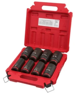 Milwaukee Tools Milwaukee 8 Piece Shockwave Impact Duty 3/4" Drive SAE Deep 6 Point Socket Set 49-66-7018 -Milwaukee Tool-shop 49 66 7018 2 qz38unfifbp4ndbv