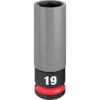 Milwaukee Tools Milwaukee SHOCKWAVE Impact Duty™ 1/2 Drive 19MM Metric Lug Nut Wheel Socket 49-66-7804