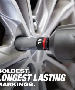 Milwaukee Tools Milwaukee SHOCKWAVE Impact Duty™ 1/2 Drive 19MM Metric Lug Nut Wheel Socket 49-66-7804 -Milwaukee Tool-shop 49 66 7804 6