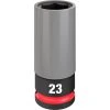 Milwaukee Tools Milwaukee SHOCKWAVE Impact Duty™ 1/2 Drive 23MM Metric Lug Nut Wheel Socket 49-66-7808