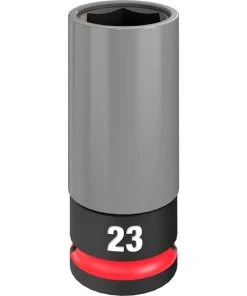 Milwaukee Tools Milwaukee SHOCKWAVE Impact Duty™ 1/2 Drive 23MM Metric Lug Nut Wheel Socket 49-66-7808