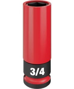 Milwaukee Tools Milwaukee SHOCKWAVE Impact Duty™ 1/2 Drive 3/4" SAE Lug Nut Wheel Socket 49-66-7810