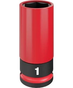 Milwaukee Tools Milwaukee SHOCKWAVE Impact Duty™ 1/2 Drive 1" SAE Lug Nut Wheel Socket 49-66-7814