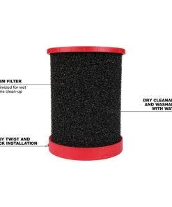 Milwaukee Tools Milwaukee Large Wet/Dry Vacuum Foam Wet Filter 49-90-1990 11 Milwaukee Tools Milwaukee Large Wet/Dry Vacuum Foam Wet Filter 49-90-1990 -Milwaukee Tool-shop 49 90 1990 walkaround