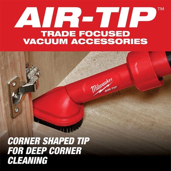 Milwaukee Tools Milwaukee AIR-TIP Rotating Corner Brush Tool Vacuum Attachment 49-90-2021 5 Milwaukee Tools Milwaukee AIR-TIP Rotating Corner Brush Tool Vacuum Attachment 49-90-2021 - Image 3