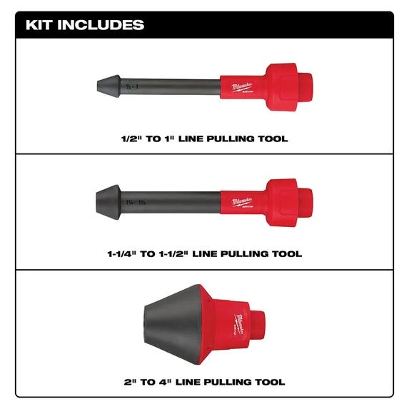 Milwaukee Tools Milwaukee AIR-TIP Conduit Line Puller Kit 49-90-2024 10 Milwaukee Tools Milwaukee AIR-TIP Conduit Line Puller Kit 49-90-2024 - Image 8