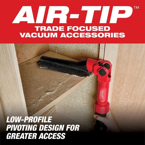 Milwaukee Tools Milwaukee AIR-TIP Low-Profile Pivoting Brush Tool Vacuum Attachment 49-90-2027 6 Milwaukee Tools Milwaukee AIR-TIP Low-Profile Pivoting Brush Tool Vacuum Attachment 49-90-2027 - Image 4
