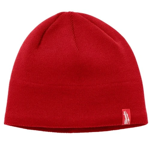 Milwaukee Tools Milwaukee One Size Fleece Lined Knit Hat - Red 502R 3 Milwaukee Tools Milwaukee One Size Fleece Lined Knit Hat - Red 502R