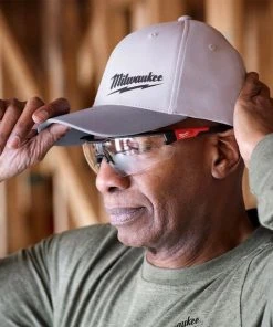 Milwaukee Tools Milwaukee WORKSKIN Performance Fitted Hat - Gray 507G -Milwaukee Tool-shop 507g 3