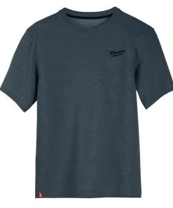 Milwaukee Tools Milwaukee Hybrid Short Sleeve Work Tee - Blue 603BL