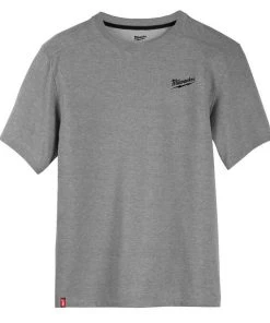 Milwaukee Tools Milwaukee Hybrid Short Sleeve Work Tee - Gray 603G