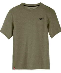 Milwaukee Tools Milwaukee Hybrid Short Sleeve Work Tee - Green 603GN